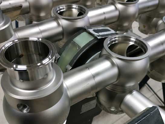 Manifold de válvulas con soldadura orbital